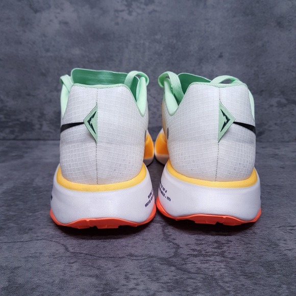 NIKE ZoomX Ultrafly Trail Hiking Running Shoes Mens 10.5 White Vapor Green - Picture 5 of 6
